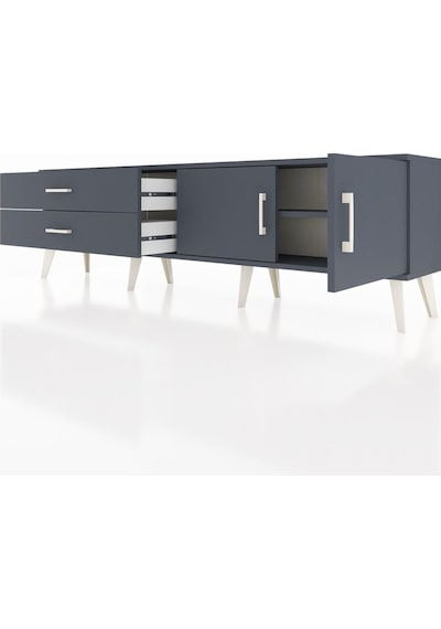 Arges Tv Ünitesi Tek Raflı 2 Çekmeceli 2 Kapaklı 176x30x51 Antrasit-antrasit/antrasit Antrasıt/antrasıt Arges Tv Ünitesi Tek Raflı 2 Çekmeceli 2 Kapaklı 176x30x51 Antrasit-antrasit/antrasit Antrasıt/antrasıt