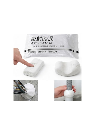 2 Adet, Profesyonel 50 Gr. Su Geçirmez Sızdırmazlık Macunu, Boru, Duvar, Kablo, Çatlak 100 G