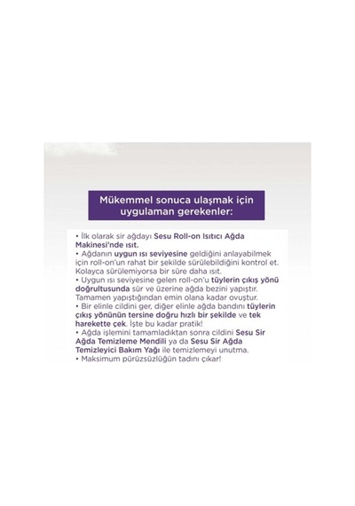 Soft Roll-on Sir Ağda Normal Ciltler 100 Ml