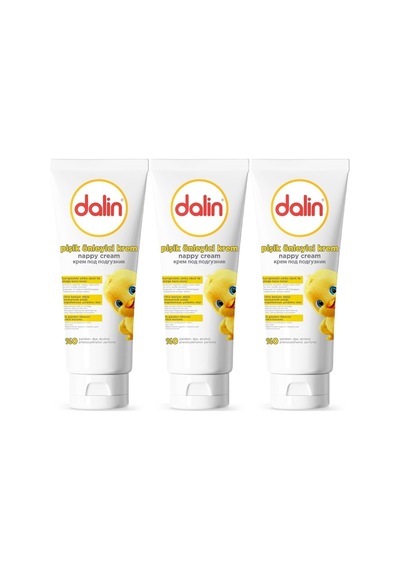 Dalin Pişik Öneliyici Krem/pişik Kremi 100ml Bebekler İçin 3 Lü Set
