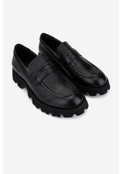 Valmenti Erkek Hakiki Deri Siyah Loafer Ayakkabı 1093 1902 Erk Ayk Sk25-26 Sıyah Ir Fltr Siyah