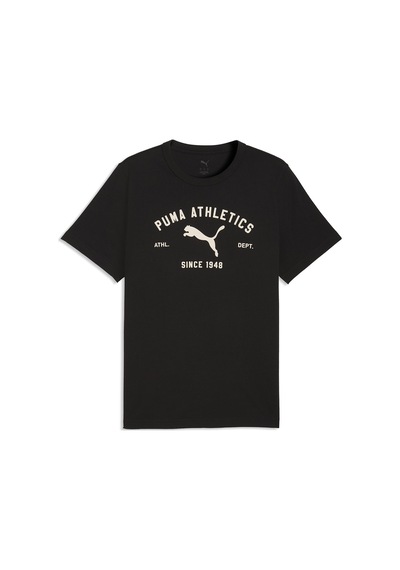 Puma Class Graphic Erkek Siyah Günlük Stil T-shirt 69222601