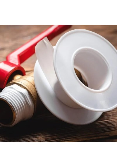 Ptfe Teflon Sızdırmaz Yalıtım Bant Bandı Beyaz 12 Mm X 12 Metre Dişi Bağlantı 10 Adet Genel