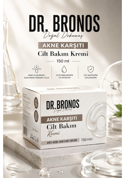 Dr. Bronos - Akne Karşıtı Bakım Kremi 150 Ml