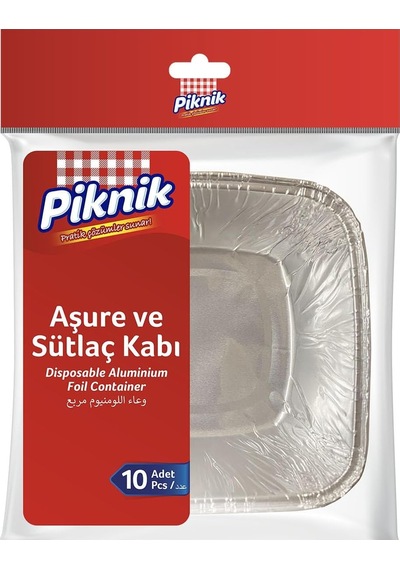Piknik Aşure Sütlaç Kabı 10'lu