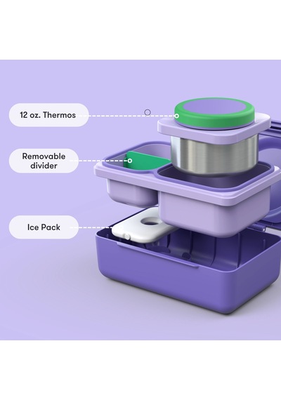 Omiebox - Up Isı Yalıtımlı 2. Nesil Galaksi Moru Bento Yemek Kutusu Diğer