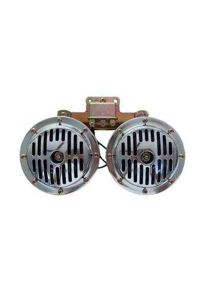 Dı Dıt Korna 12v Roleli Super Ton Büyük 13mm Nikel Set