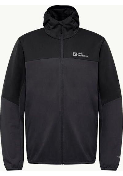 Jack Wolfskin Jack Wolfskın Feldberg Hoody M Erkek Phantom Softshell A63970-6350 Siyah