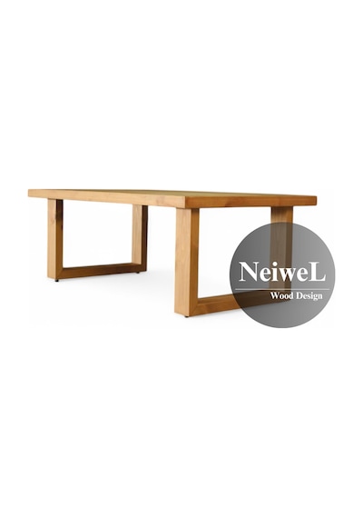 Neiwel Awes Doğal Ahşap Sehpa-70-140 Açık Ceviz Neiwel Awes Doğal Ahşap Sehpa-70-140 Açık Ceviz