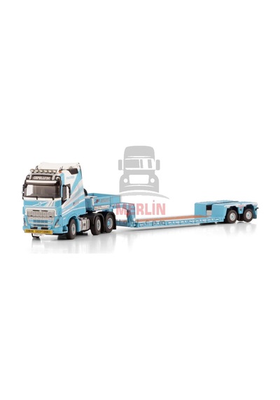 1/50 Cepelludo Volvo Fh5 6x2 Twın Steer Euro Px Low Loader - 2 Axle Lowbed