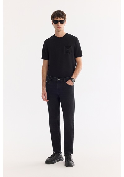 Avva Erkek Siyah Taş Yıkamalı Pamuklu Elastan Madrid Comfort Slim Fit Jean Pantolon A61y3510 Avva Erkek Siyah Taş Yıkamalı Pamuklu Elastan Madrid Comfort Slim Fit Jean Pantolon A61y3510