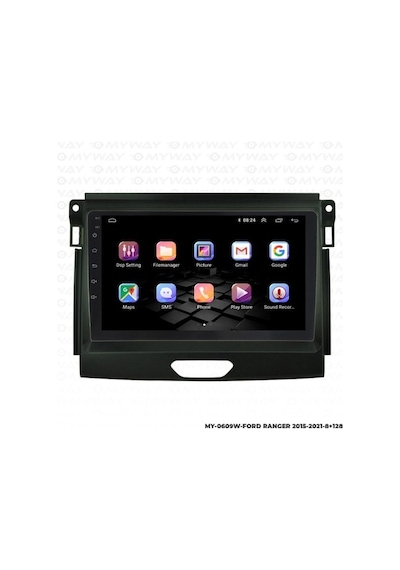 Myway Ford Ranger Android Multimedya Carplay Navigasyon Ekran - 8gb Ram+128 Gb Hdd - Myway