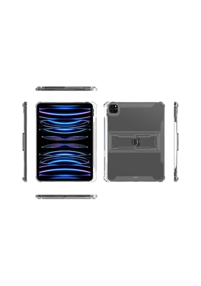 Apple Uyumlu iPad Pro 4. Nesil M2 2022 11 Inç Tablet Flip Smart Standlı Akıllı Kılıf Smart Cover Kılıf