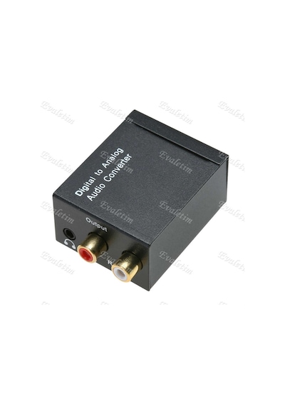 Dijital To Analog Optik 5057P 3.5Mm Ses Tos Rca Dönüştürücü Adaptör