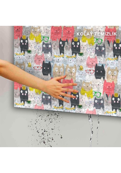 Dekoratif Kapı Önü Paspası - Kaymaz Taban 246 Çok Renkli