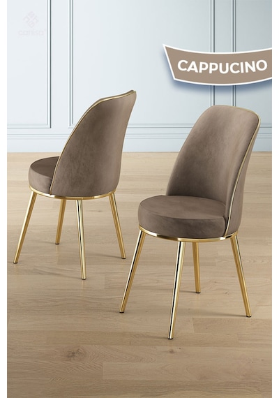 Canisa Lai Serisi 90x168 Lak Panel Antrasit Ironi Gold Ayak Masa Takımı 6 Cappucino Sandalye Antrasit İroni Masa Cap Sandalye Canisa Lai Serisi 90x168 Lak Panel Antrasit Ironi Gold Ayak Masa Takımı 6 Cappucino Sandalye Antrasit İroni Masa Cap Sandalye