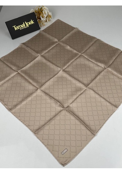 Belli Saf Twill İpek Eşarp 4006d - 33