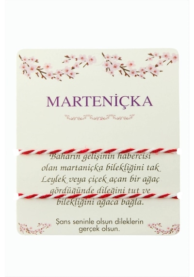 2 Adet Marteniçka İp Bileklik Toptan Marteniçka Bileklik Çok Renkli