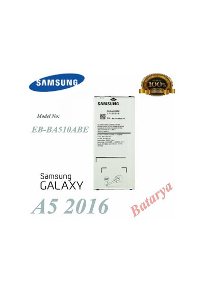 Samsung Uyumlu Galaxy A5 2016 Batarya Eb-Ba510Abe Servis Ürünü Batarya