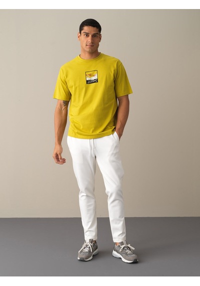 Xint Ekru Regular Fit Pamuklu Sweat Pantolon 380127 Beyaz