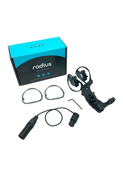 Radius Rad-1 Mikrofonlar Için Shock Mount 3-pin Xlr Kablolu