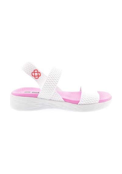 Dgn 102-23y Kadin Lastikli Sandalet 102-2265-R0214 Beyaz - Fuşya