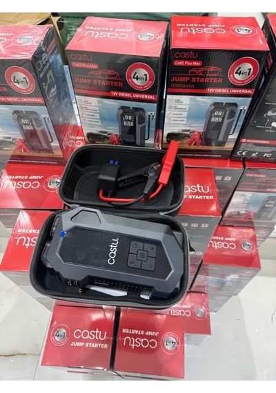 4in1 Akü Takviye Cihazı 16.000mah Akım Korumalı + Lastik Şişirme + Fener + Powerbank