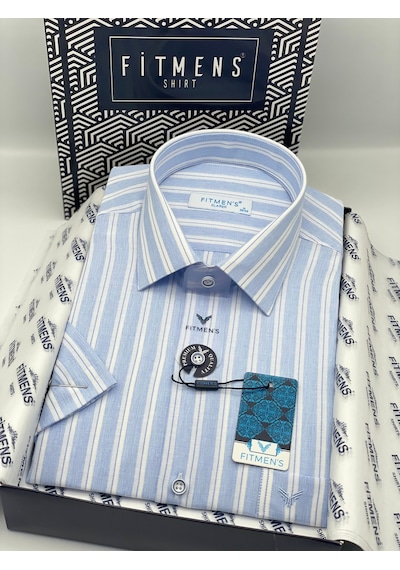Klasik Kısa Kol Keten Cotton Nefes Alan Kumaş Hediye Kutulu Erkek Gömlek Fs-004574 - Açık Mavi-3310 Açik Mavi Klasik Kısa Kol Keten Cotton Nefes Alan Kumaş Hediye Kutulu Erkek Gömlek Fs-004574 - Açık Mavi-3310 Açik Mavi