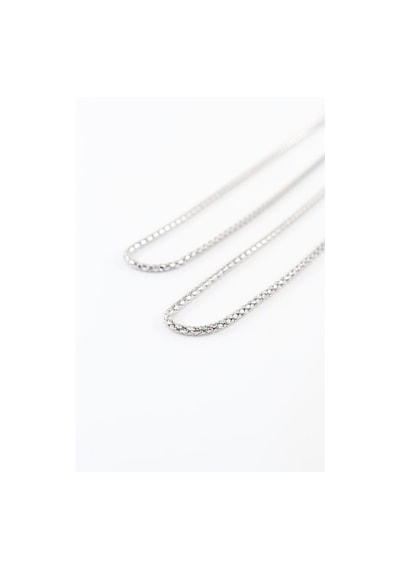 Çelik Gümüş Renk. Gözlük Zinciri. Özel Tasarım Steel. Gözlük İpi. Gözlük Askısı. Unisex Gümüş