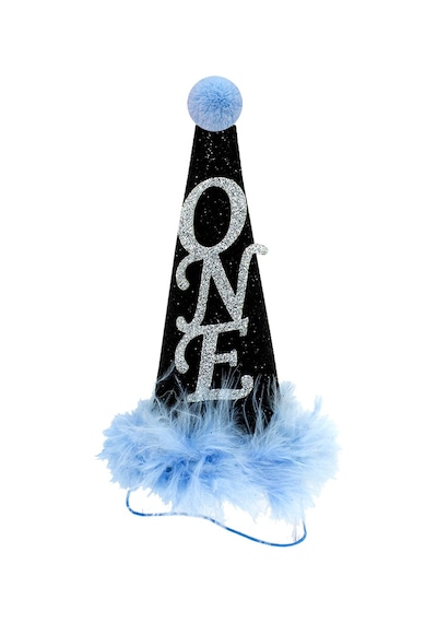 1 Yaş Ponponlu One Kukuleta, 14Cm X 6Cm - Mavi