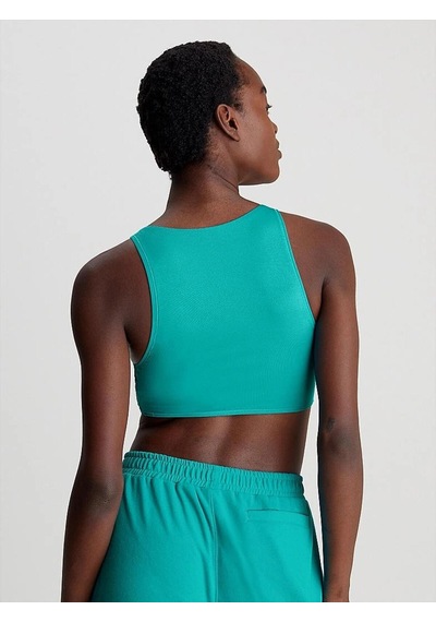 Calvin Klein Crop Top, D09 Kadın Yeşil Bralet