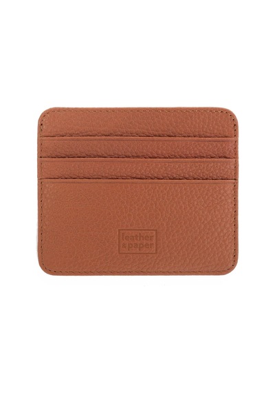 Leather & Paper Lp4014 Kartvizitlik, Taba