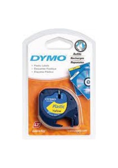 Dymo Şerit Let.Plastik 12MMx4M Sarı 721620 59423