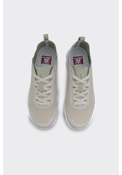 Derinet Comfort Taban Kadın Sneaker Bej Yeşil Bej Yeşil