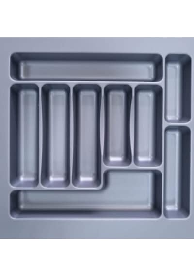 Hırdavat 47cm X 48,5cm Çekmece Içi Kaşıklık Gri 42x40 Cm'e Kadar Kesilebilir Gri