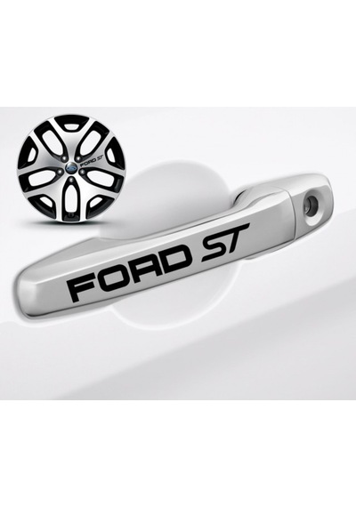 Modifiye St Kapı Kolu Sport Sticker Yapıştırma 8 Adet