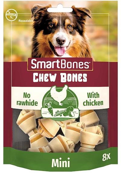 Smartbones Tavuklu Mini Kemik Yetişkin Köpek Ödülü 8'li 128 G