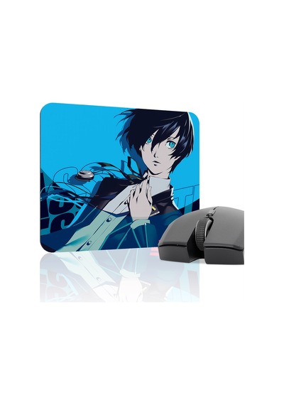 Persona 3 Kaymaz Dikişli Kauçuk Oyuncu Mousepad V4 - 22x18 Gaming Mouse Pad Fare Altlığı
