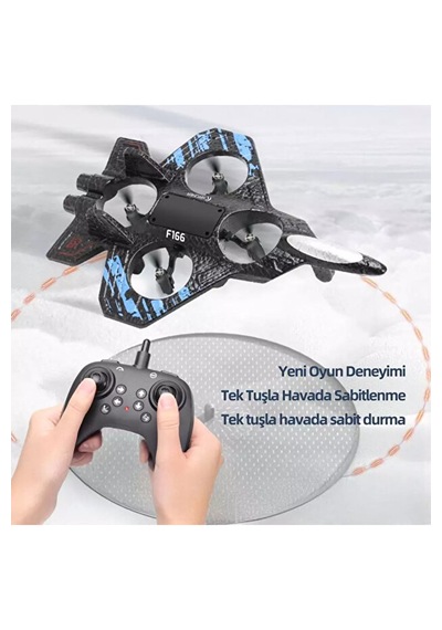 Yerçekimi Sensörlü Uzaktan Kumandalı Jet Helikopter - Epp Köpük Darbeye Dayanıklı 2.4g Rc Uçak