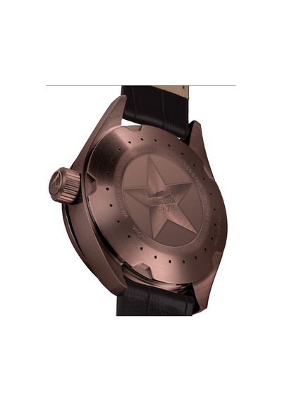 Airacobra V.1.22.8.151.4 Takvimli Kahverengi Deri Kordon 42 Mm Erkek Kol Saati 10 Atm Kahverengi - 860439461 Metalik