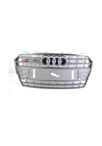 Audi A7 S7 Ön Panjur Izgara 2014 / 2017 Krom Gri