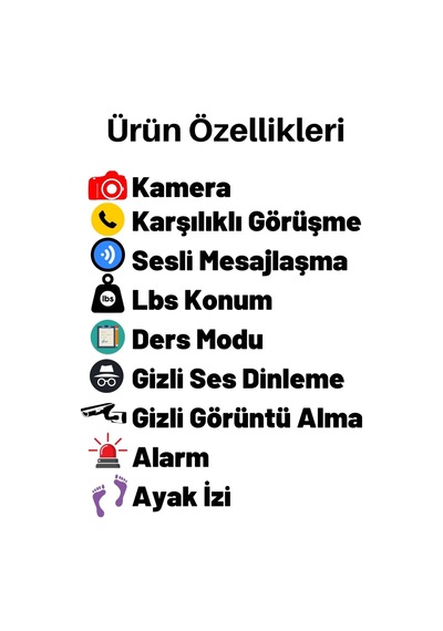 Zmsmart Z90 Dalmaçyalı Kordon Sim Kart Uyumlu Akıllı Çocuk Takip Saati (İthalatçı Garantili)