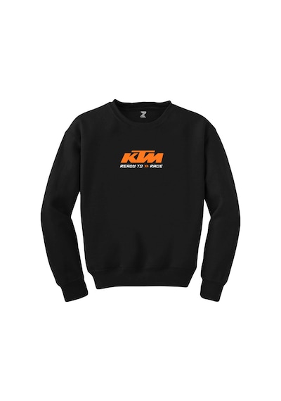 KTM Ready To Race Text Siyah Sweatshirt