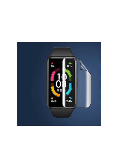Band 6 Ve Band 7 Uyumlu Güçlendirilmiş Tam Kaplayan Nano Pet Ekran Koruyucu