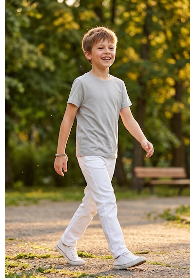 Kiagu Kısa Kol T-shirt Basic Terletmeyen Esnek Kumaş Pamuklu Mevsimlik Kısa Kol Erkek Çocuk Tsort Gri Kiagu Kısa Kol T-shirt Basic Terletmeyen Esnek Kumaş Pamuklu Mevsimlik Kısa Kol Erkek Çocuk Tsort Gri