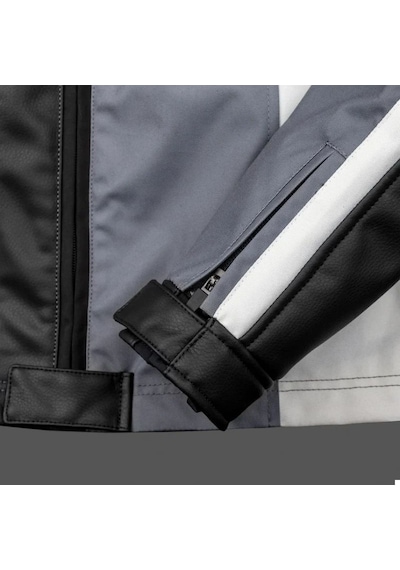 Motosiklet Montu Korumalı 4 Mevsim Pu Kaplama Polyester Kumaş Mont