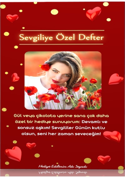 Sevgiliye Özel Defter Spiralli Özel Defter