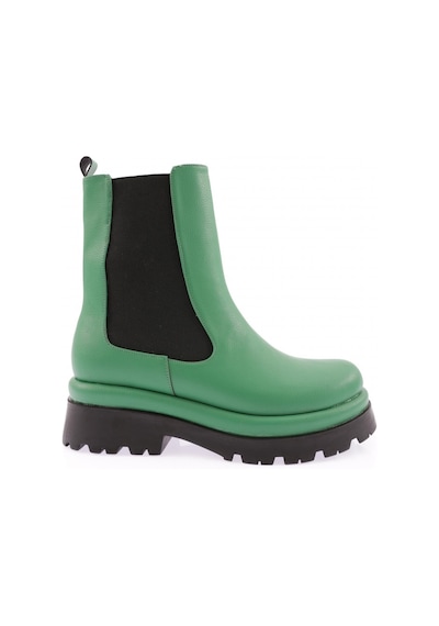 Dgn 7020 Kadin Kalin Taban Strech Detayli Bot 7020-1710-R10782 Yeşil