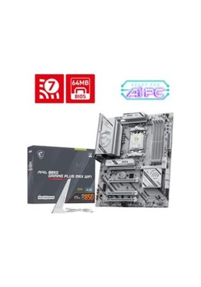 Msı Mag B850 Gamıng Plus Max Wıfı Am5 Ddr5 8200mhz Oc Dp 3x M.2 Usb 5g Lan Wı-fı 7 Atx Anakart