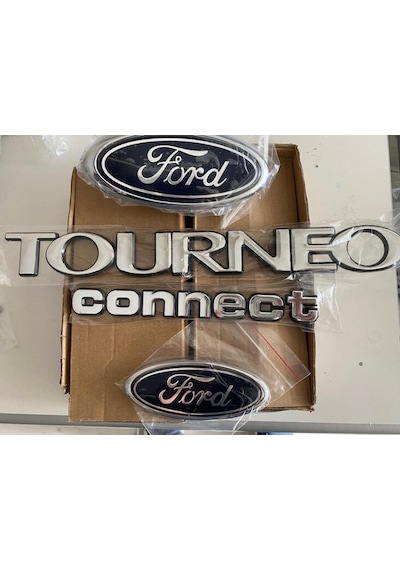 Tourneo Connect Yazı Connect Ön Panjur Arma Kilitli Connect Bagaj Arma -2007 Model Ve Sonrası